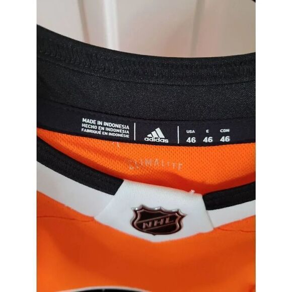Adidas FLYERS HOME AUTHENTIC JERSEY Sz 46 (S) $180 - Picture 2 of 10